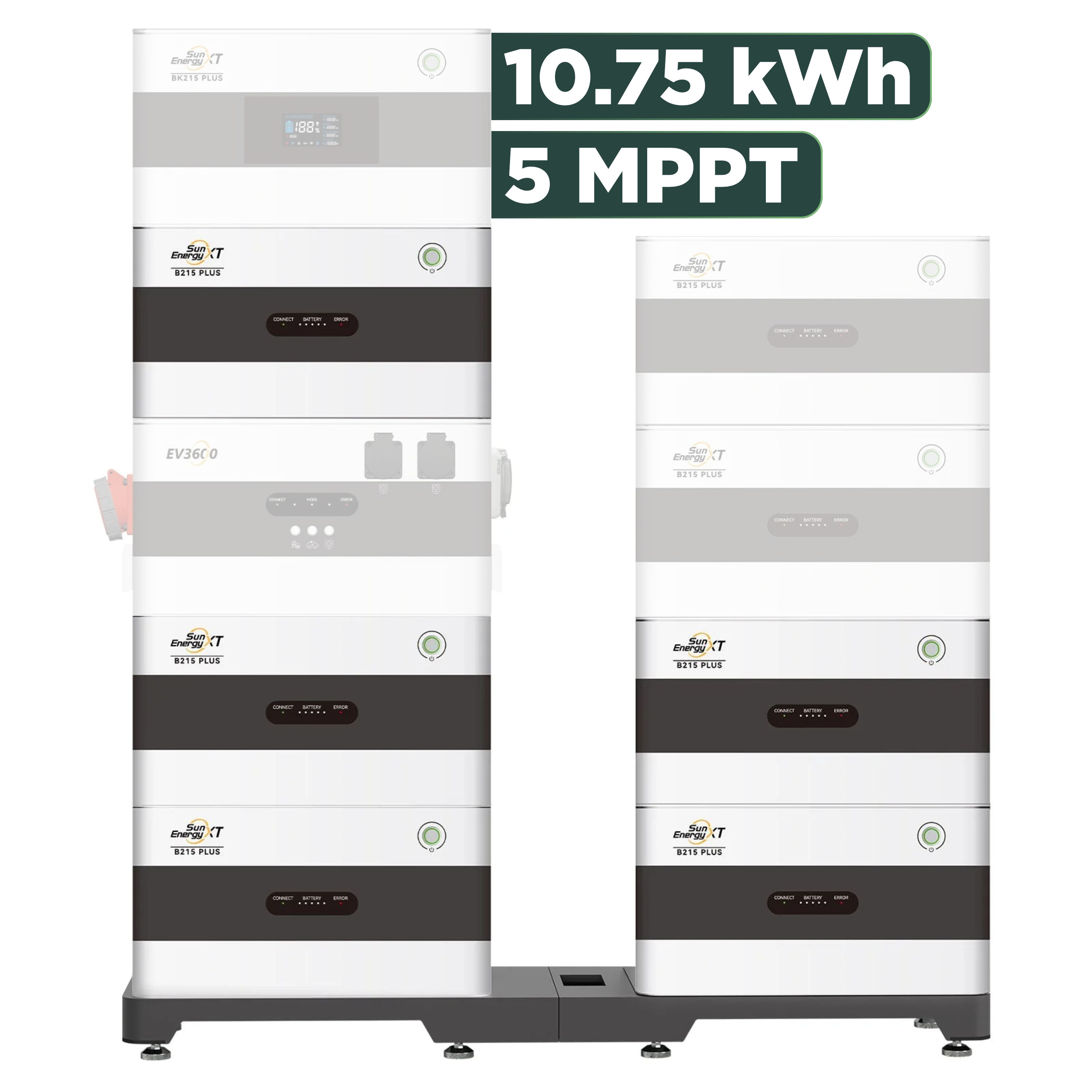 SunEnergyXT Plus (bis 17,2 kWh) Konfigurator 3840 Wp ohne BK215 / 10,75 kWh / Solyco 480 Wp Back Contact / 8 Module