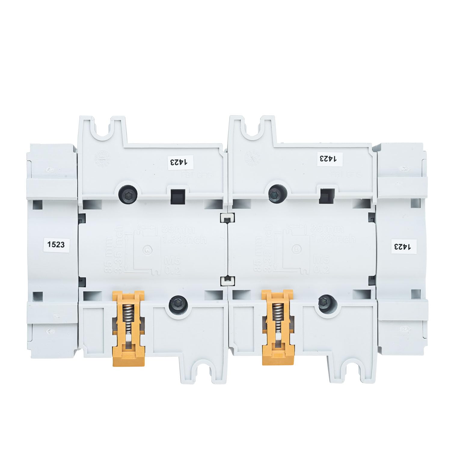 Hager HIM406 Lastumschalter für Notstrom — 3-polig + N, 63A, für Montage auf Hutschiene oder Montageplatte