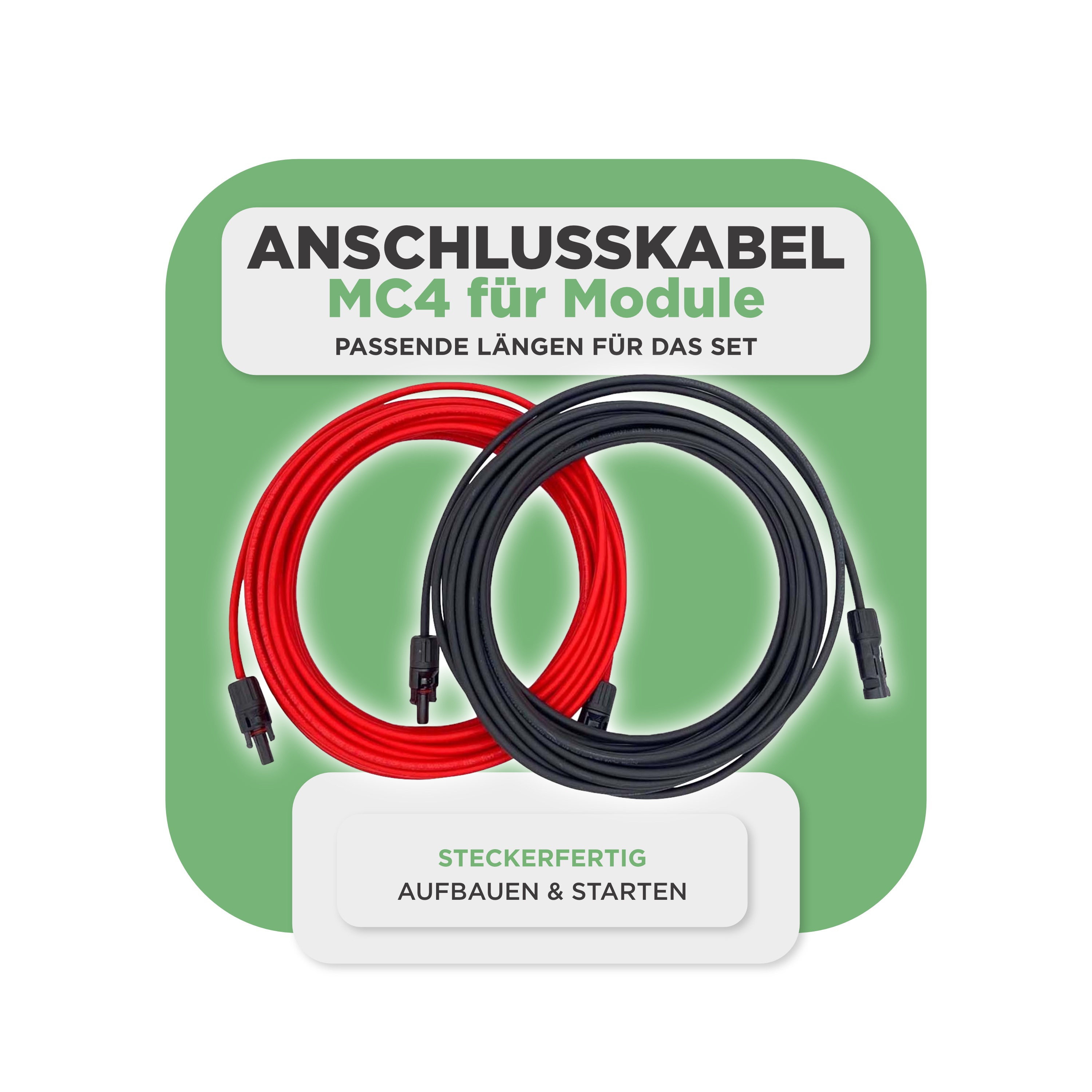 Balkonkraftwerk Wand 1760 Wp — APsystems EZ1-M 800 W / Trina Solar / 440 Wp (Glas-Glas + Bifazial) / zwei Reihen quer / 4 Module / 20 m