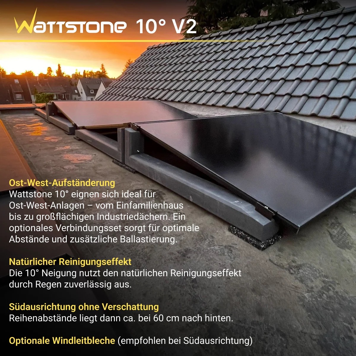 Wattstone Set 2 Module / Horizontal / 2 Reihen je 1 Modul