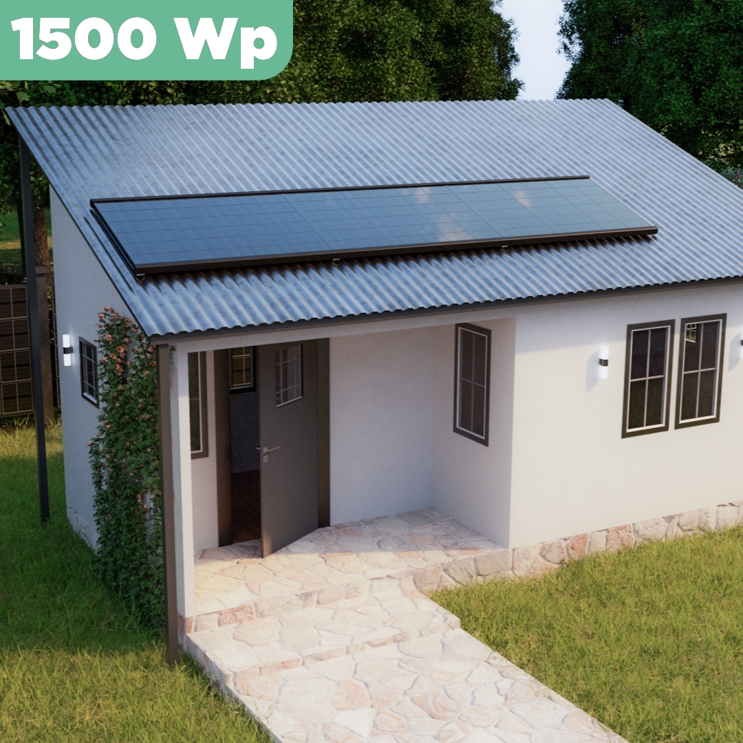 Balkonkraftwerk Trapezblech 1500 Wp — APsystems EZ1-M 800 W / Trina Solar / 500 Wp (Glas-Glas) / Premium Halterung / eine Reihe quer / 3 Module / 20 m