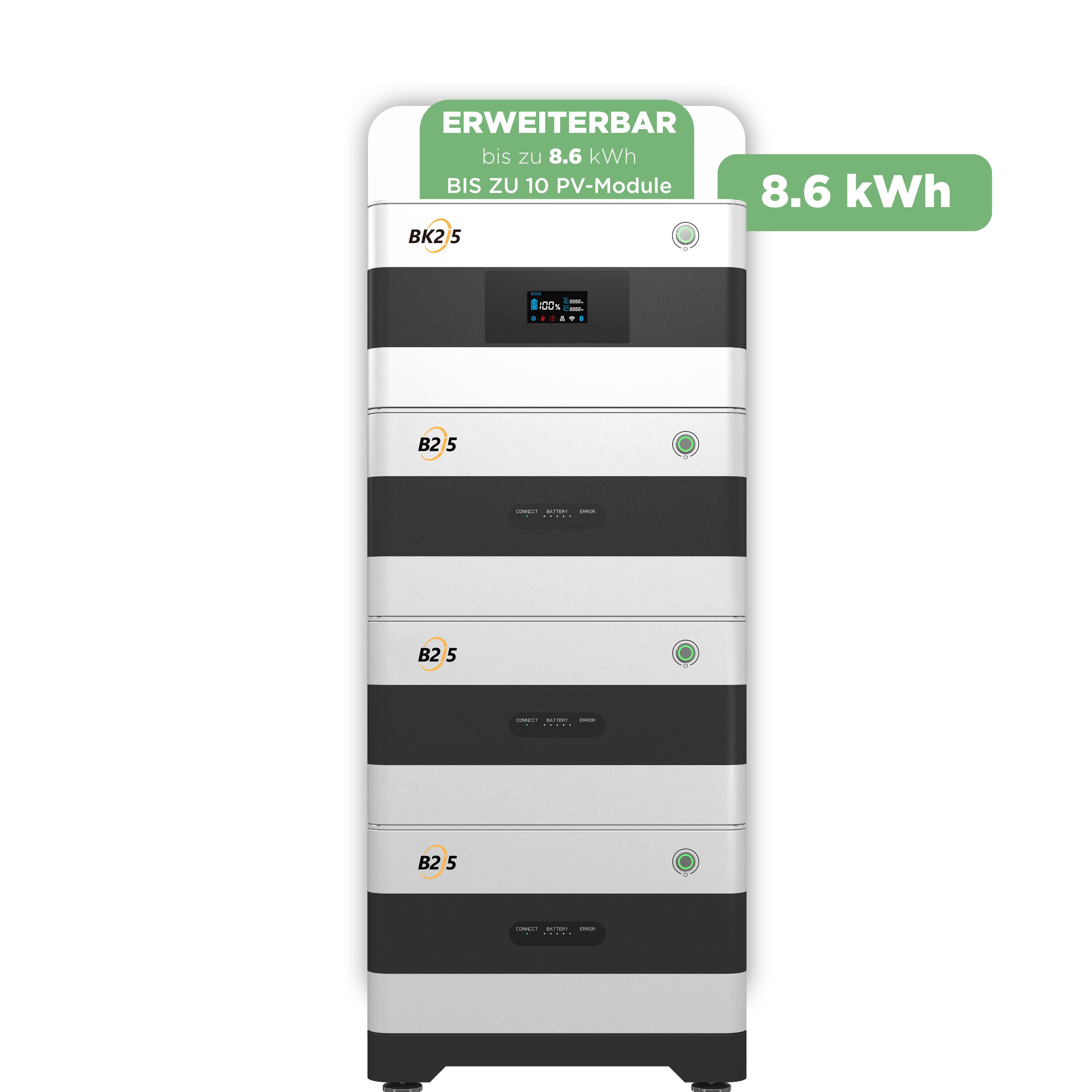 SunEnergyXT Balkonkraftwerkspeicher — 8.600 Wh