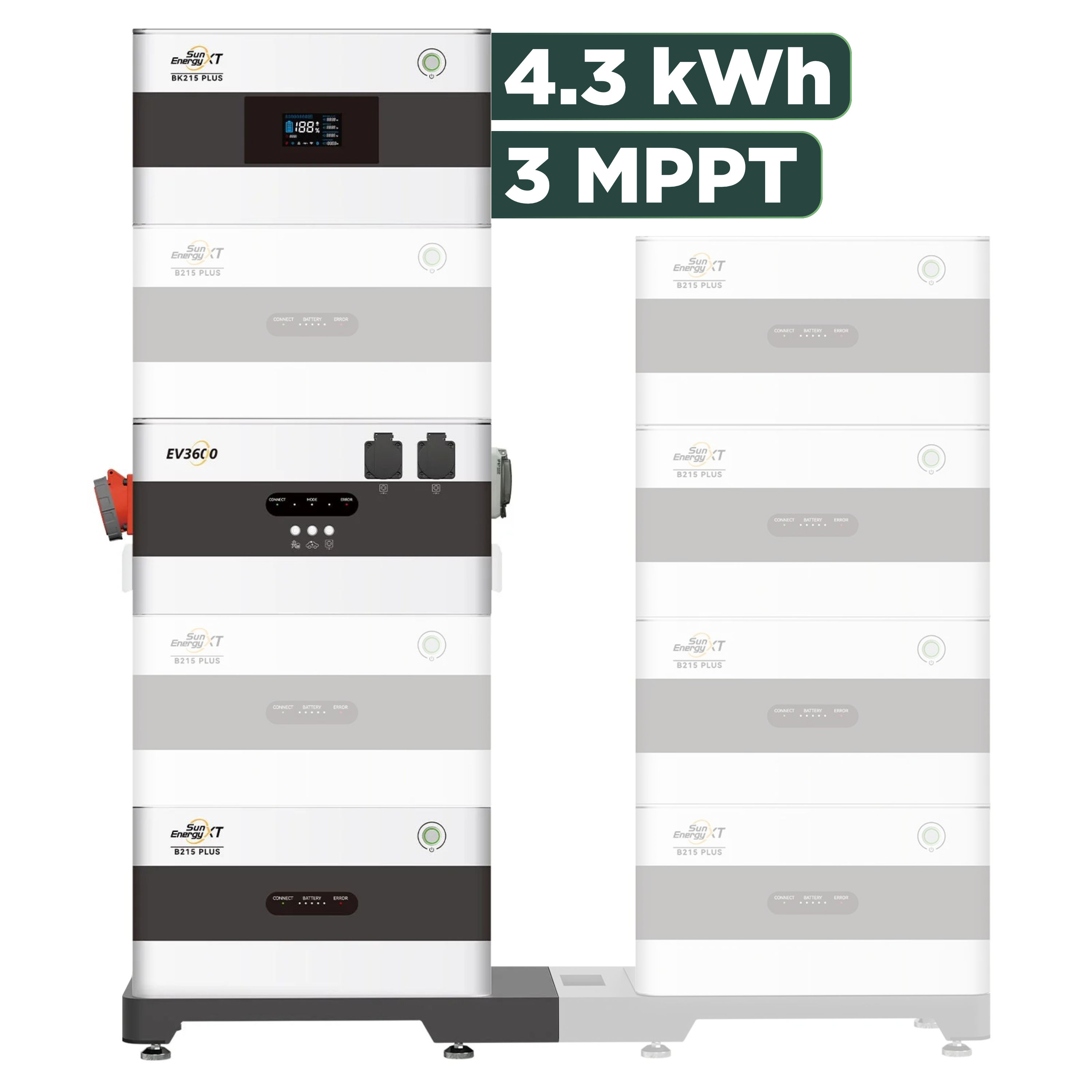 SunEnergyXT Plus (bis 17,2 kWh) Konfigurator mit BK215 / 4,3 kWh