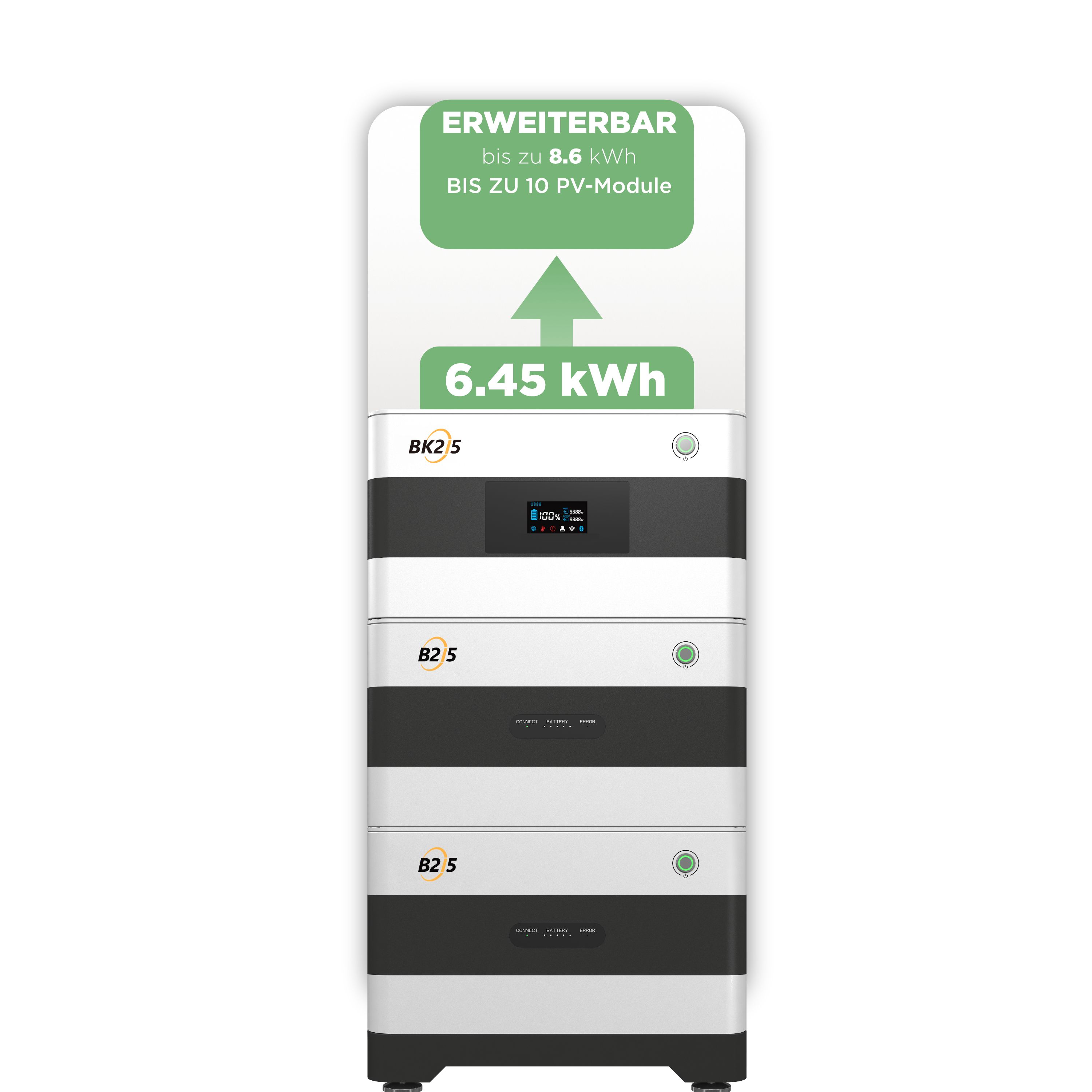 SunEnergyXT Balkonkraftwerkspeicher — 6.450 Wh