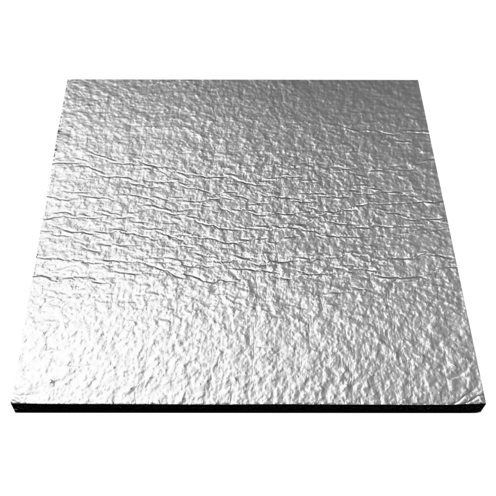 Wattstone Schutzlage alukaschiert — Bautenschutzmatte aus PUR-gebundenem Gummigranulat für EPDM-Oberflächen